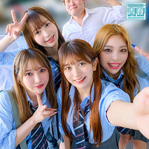 りお＆ひなた＆かりん＆ゆい アイキャッチ画像 【素人動画】